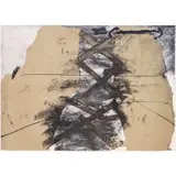 Antoni Tàpies, Untitled (from the Berliner-suite), 1974, Lithograph with color on wove paper