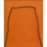 Mario Yrisarry, 'Untitled; (Orange and Black), Acrylic on canvas