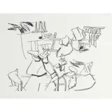 Harold Larry Cohen, London/For The Tate, 1983, Computer generated ink on paper