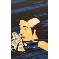 Olympic Swimmer by Alex Katz, 1976, Screenprint in colors on paper, sold Nov 2025