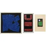 Maki Haku, Work 73-17-B (Kokoro-Heart), Three Embossed Prints:(i) 'Work 73-17-B (Kokoro-Heart)'