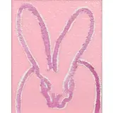 Hunt Slonem, Pink Dust (Diamond) (Rabbit)