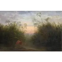 Sydney Herbert, Papyrus Bed, Syracuse, Sicily, Oil on canvas