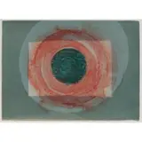 Howard Hodgkin, Sun, From More Indian Views, 1976, Colored lithograph on paper