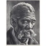 Thomas Hart Benton, Aaron, Lithograph "Aaron"
