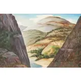 Henry Gasser, Western Vista, Watercolor on paper