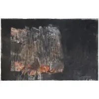 Ethel Edwards, Moth, Mixed media on paper