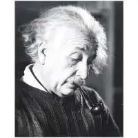 Portrait of Albert Einstein by Roman Vishniac, Silver gelatin print, sold Oct 2025