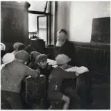 Roman Vishniac, The Cheder, Slonim, Gelatin silver print