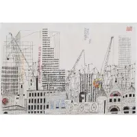Ben Shahn, All That is Beautiful, Color screenprint with hand coloring in watercolor