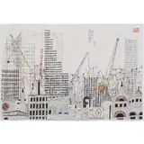 Ben Shahn, All That is Beautiful, Color screenprint with hand coloring in watercolor