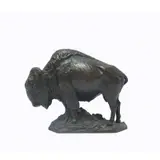 Kathleen Wheeler Crump, Untitled, Bronze Buffalo Sculpture