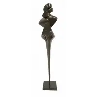 Sorel Etrog, The Couple, Large and impressive bronze sculpture in great original brown patina