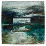 Beverly Pepper, Here/Now, Oil on canvas