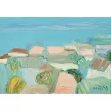 Roger Mühl, Cap d'Antibes, Oil on canvas