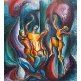 Hugh Auchincloss Steers, Gypsy Moth, Acrylic on canvas