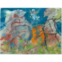 Robert Beauchamp, Untitled, Mixed media on paper