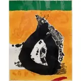 Robert Motherwell, Artist's proof T, Screen Print on rag paper