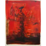 Zau Wou-Ki, Untitled, Colored lithograph on paper