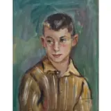 George Chann, Shy Boy, 1959, Oil on canvas