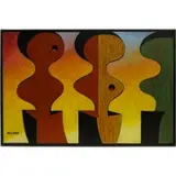 Hon Chew Hee, Untitled (Abstract Yin Yang), Oil on canvas