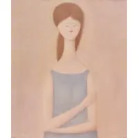 Antonio Bueno, Figura in Bleu (Figure in Blue), Oil on canvas