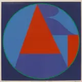 Robert Indiana, The Neuberger Art, 1875, Colored screenprint