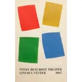 Ellsworth Kelly, Vivian Beaumont Theater-Lincoln Center, 1965, Colored lithograph