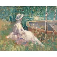 Donald Purdy, Hidden Comfort (The Lavender Series), Oil on board
