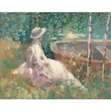 Donald Purdy, Hidden Comfort (The Lavender Series), Oil on board