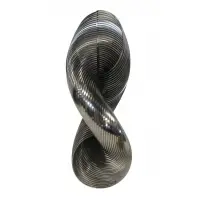Erwin Hauer, Untitled, Hanging Stainless Spiral Sculpture