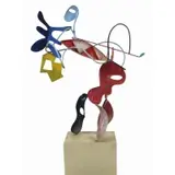 Peter Reginato, I am of two minds, Large indoor/outdoor painted steel sculpture