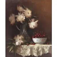 Susan Goetz, Still life, Oil on canvas, signed and dated 1982