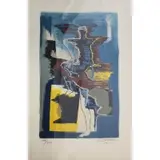 Ossip Zadkine, Fireangel, Lithograph in 10 colors