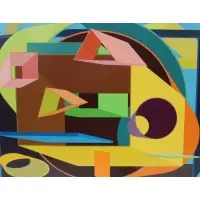Al Held, Untitled, SCHOLES 11, Silkscreen, Edition 80,1992
