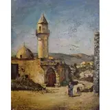 Sandu Liberman, Orientalist scene, Oil on canvas, signed lr left