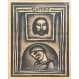 Georges Rouault, Les Ruines Elles Ent Peri, Plate 34 from (Even the Ruins have Perished, plate 34), Etching and aquatint on paper