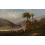 Edmund Darch Lewis, Sailing in the Hudson Highlands, 1881, Oil on canvas