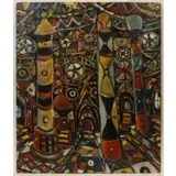 Chuck Connelly, Cathedrale #14, 2004, Oil on canvas