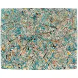 Rolph Scarlett, Untitled (Color Drip), Oil on peg board