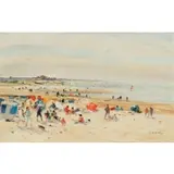 Gaston Sebire, Beach Scene