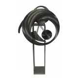 Bruce Stillman, Untitled, Kinetic Art Moving Metal Sculpture, polished steel