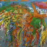Ed Kerns, Alvon, Acrylic on canvas