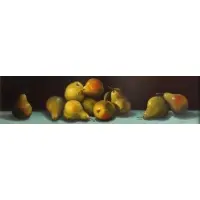 Patt Baldino, A Still Life of Pears, Oil on canvas