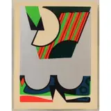 George Keistus Rackus, Untitled, Colored screen print