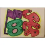 Elizabeth Murray, We Meet Again, Colored lithograph