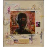 Donald Boudreaux, Free Me Africa, Mixed media, acrylic on board