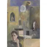 Silvius Krecu, Mystery, , Oil on canvas