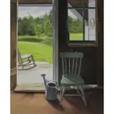 Altoon Sultan, Two Chairs, 1990, Oil on canvas