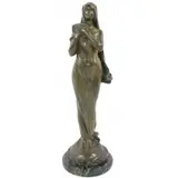 Maurice Bouval, Pandoras Secret, bronze sculpture